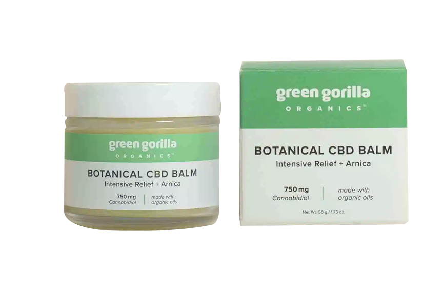 green gorilla botanical cbd balm